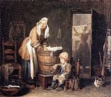 The Laundress by Jean Baptiste Simeon Chardin